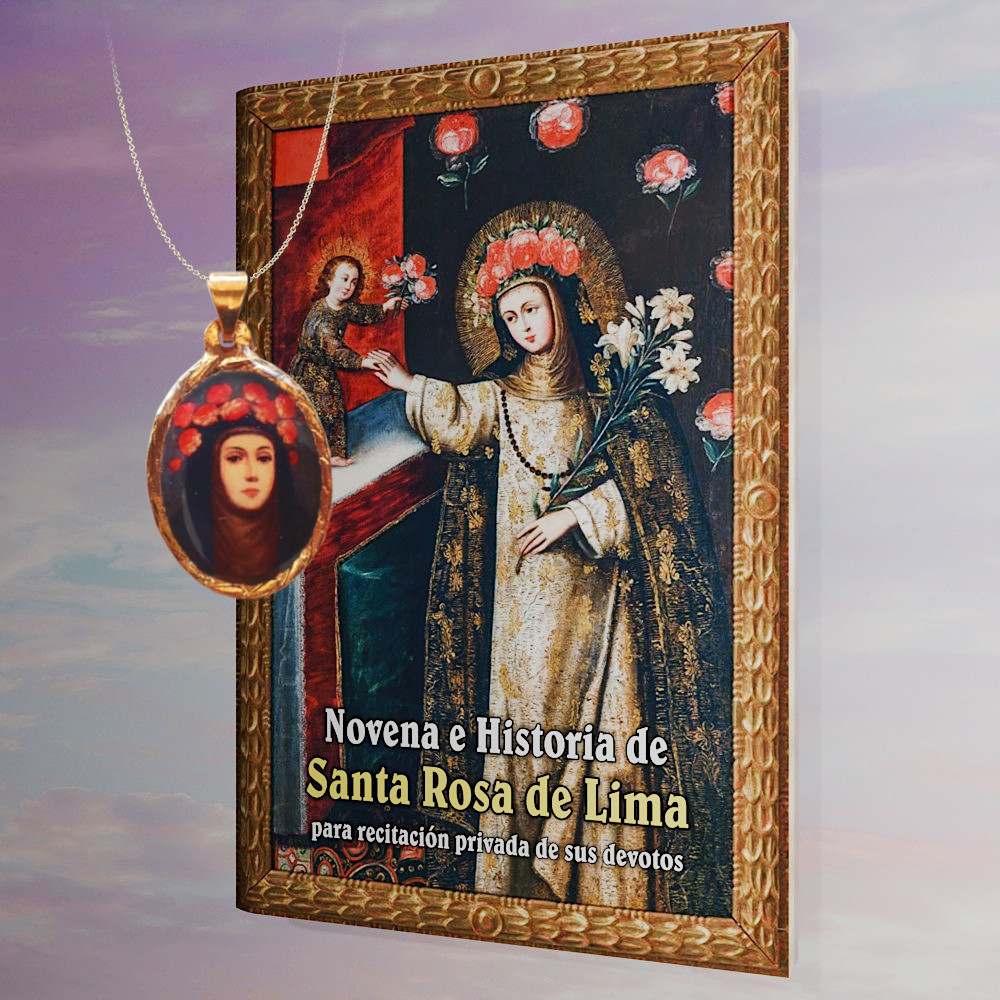Libro Novena e Historia de Santa Rosa de Lima &mdash; Tienda de F&aacute;tima Per&uacute;